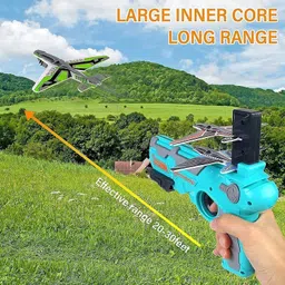 rsa enterprises Airplanes Catapult Aircraft Pistol Shooting Machine Toy Gun Air Battle image 4