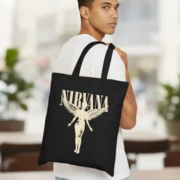 freaks Black Men & Women Tote Canvas Cotton Bags image 2