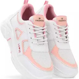megpar White New Stylish Look Comfortable Casual Shoes Womens And Girls Sneakers For Women image 4