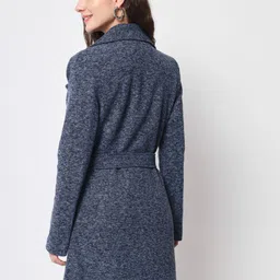 trufit Tweed Self Design Coat For Women image 2