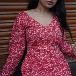 rajam Women Printed Pure Cotton Straight Kurta-picture-10