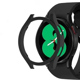 CallSmith Front and Back Screen Guard for Samsung Galaxy Watch 4 44mm / Samsung Galaxy Watch 5 44mm Shockproof Ultra-Thin Hard PC Bumper Matte Case All-Around Edge Protective Cover Frame [NO Screen Protector] image 1