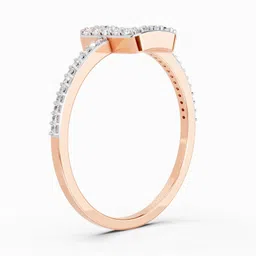 Sparkles Lab Grown Diamond 14kt Rose Gold ring image 3