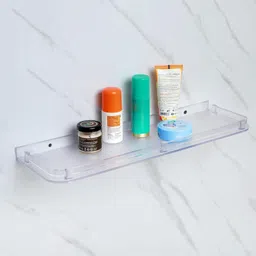 aimko Unbreakable Shelves Pack of 2 Medium | Bend Resistant, Durable & Non-Cut Edge Polypropylene Wall Shelf image 4