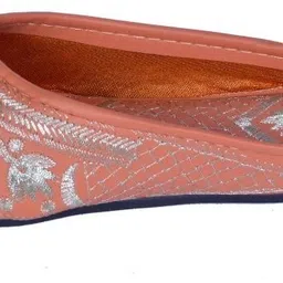 handi kalah Designer Faux Leather Women’s Traditional Jutti Party Wear For Women image 3