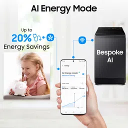 samsung 12 kg Fully Automatic Top Load Grey, Black image 5