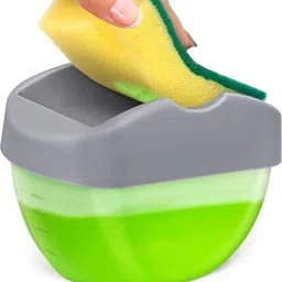 avablue 2-in-1 Dish Soap Dispenser with Sponge Holder for Kitchen Sink Cleaning Washing Machine Soap Dispenser-picture-21