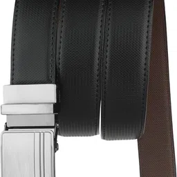 fazon Men Casual, Evening, Formal, Party Black, Brown Texas Leatherite Reversible Belt-picture-11