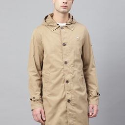 louis philippe jeans Pure Cotton Solid Coat For Men-picture-3