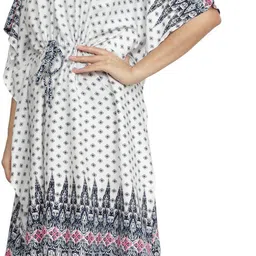 nuevosdamas Printed Rayon Women Kaftan image 5