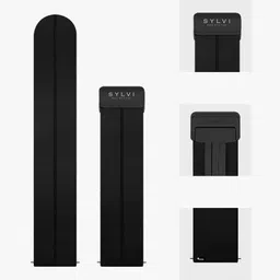 Sylvi Black Silicone Strap Watch Band for Men's Watch 24 mm Silicone Watch Strap image 3