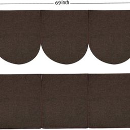 tanlooms Plain Jute Brown Plain Jute Sofa Cover (Brown Set of 6 Pcs for 5 Seater Sofa) Sofa Fabric-picture-22