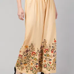 zalorawear Pack of 2 Women Comfort Fit Multicolor Cotton Blend Trousers image 4