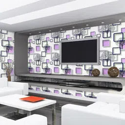 flipkart smartbuy Embossed Abstract Multicolor Wallpaper image 3