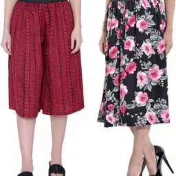 prabhnoorskirts Women Multicolor Capri image 1
