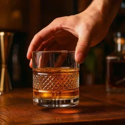 b7 creations Crystal Whiskey Glass Set Glass Water/Juice Glassq Glass Set Whisky Glass-picture-25