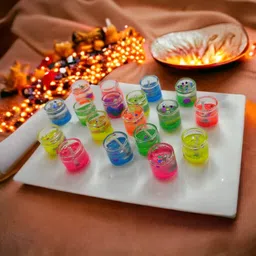 oberlo Diwali Special Gel Candle in Multicolor Very Charming Looking Smokeless ( p Candle image 3