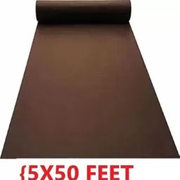 samjeeda handloom carpets Brown Synthetic Carpet image 1