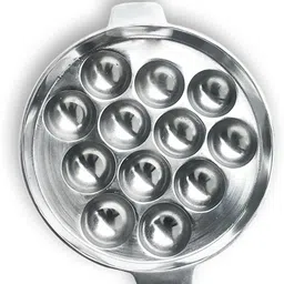 mr. cheff Hindalium/Indolium - Unniyappam, Appam, Paniyaram Maker - 12 Cavity Paniarakkal 0.5 L capacity 22 cm diameter-picture-27