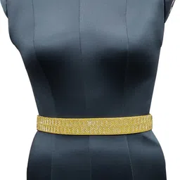 heeva creation Women Casual Gold Metal Belt image 3
