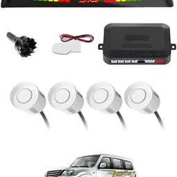 ayw Universal 4 White Reverse Parking Sensor With LED Display For Cars-121 4White Parking Sensor With LED Display Increased Safety For Car-121 Parking Sensor-picture-19