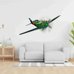 skyolla 59 cm Airplane Wall Sticker – Self Adhesive Vinyl Décor for Kids’ Room,Nursery Room Self Adhesive Sticker image 5
