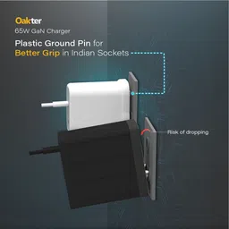 Oakter Oakter 65W Fast GaN Charger USB Adapter image 3