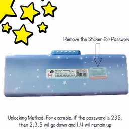 barbarik Space Double Lock Geo Space Astronaut Design Art Plastic Pencil Box image 4