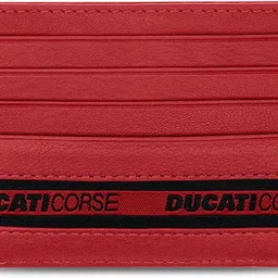 ducati corse Men Casual Black Genuine Leather Wallet-picture-16