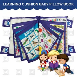 sharvil Cotton Baby Pillow Pack of 1 Animals, Birds, Fruits-picture-16