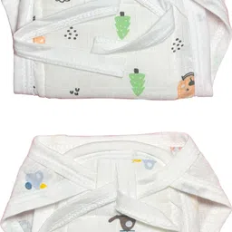 dikary New Born Muslin Cloth Washable Reusable Double Layer Padded Diapers/Nappy image 1