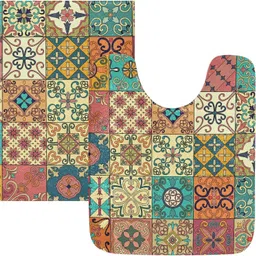 deoxys Microfiber, Rubber Bathroom Mat-picture-18