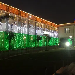 seer 42 LEDs 12 m Orange, White, Green Steady String Rice Lights image 3