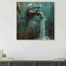 random Multicolor Landscape Abstract Wall Painting-picture-27