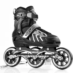 rumqol 3 Wheel Inline Skates Skating Shoes for Boys and Girls Quad Roller Skates - Size 4 to 12 UK image 2
