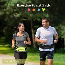 Whipbird Pack 2 Running Belt with Adjustable Straps for Men and Women, Fits 6.5" Mobile Running Waist Belt with Pocket image 2