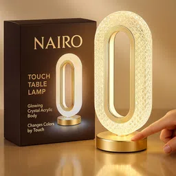nairo Crystal Touch LED Table Lamp | 3 Color Modes | Rechargeable & Stylish Night Lamp-picture-10