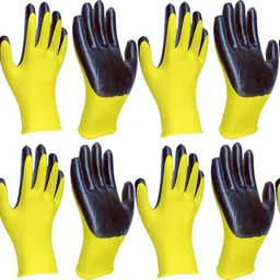 Safety Hand Work Glove PU Coated Seamless Knit Glove with Smooth Grip on Palm K1 Climbing Gloves-image-86