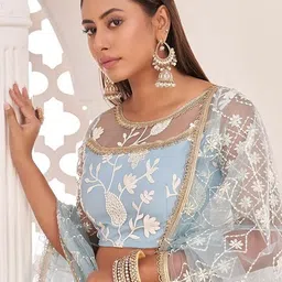 fulpari Embroidered Semi Stitched Lehenga Choli image 3