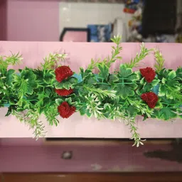 kingstyle impex Artificial Flowers Home Decoration Vine Creepers Plant Wall Hanging Chain J469 Multicolor Rose Artificial Flower image 2