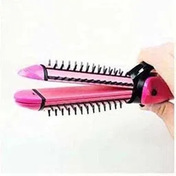 Viksenterprise 3 in 1 Hair Straightener Prefect Curlerand Crimper 8890-(NHC) Hair Straightener for women Hair Straightener image 2