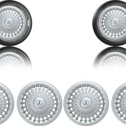 hotrenz CAR WHEEL CAP/ WHEEL COVER RUSH DEGINE "SILVER_COLOUR" 12 INCH Wheel Cover For Maruti Alto 800, Omni, Eon, Zen, Alto image 2