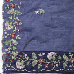 meena bazaar Unstitched Cotton Blend Salwar Suit Material Solid image 3