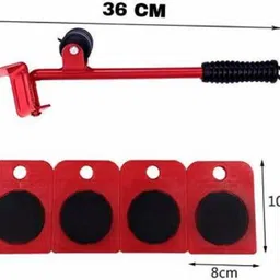 badshah and khalifa Furniture Lifter Mover Tool Set Heavy Duty Furniture Lifter with 4 Sliders for Easy and Safe Moving, 360 Degree Rotatable Pads, Suitable for Sofas, and Refrigerators Appliance Furniture Caster, Furniture Moving Tool - 6 Appliance Furniture Caster image 4