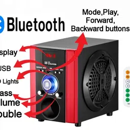 M-BELIVER NANO Red And Black 30 W Bluetooth Home Theatre image 2