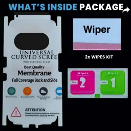 Shreejee Back Screen Guard for VIVO V60 E 5g back MEMBRANE glossy with 360 covrege back and side full back panel protector image 4