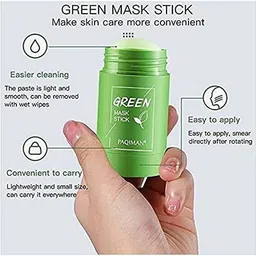 the storm Green Tea Mask for CHARCOL MASK Oil Control & Women and Men & 36HFace Shaping Mask image 3