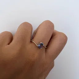 carillon jewelry Brooklyn Ring Sterling Silver Tanzanite Ring image 3