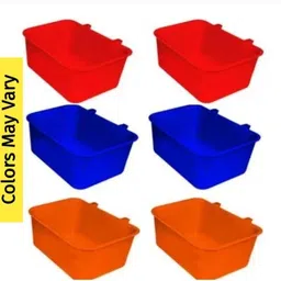 rayyans Square 250ML Plastic Cup Caged Bird Feeder-picture-13