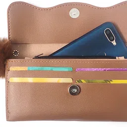 mahabal Casual, Formal, Party BrownClutch- Mini image 5